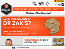 Tablet Screenshot of dr-zaks.com